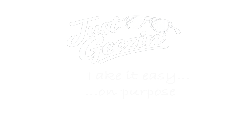 Just Geezin' Logo